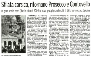 Il Piccolo, 2. februar 2010