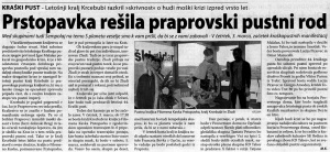 Primorski dnevnik, 22. febbraio 2011