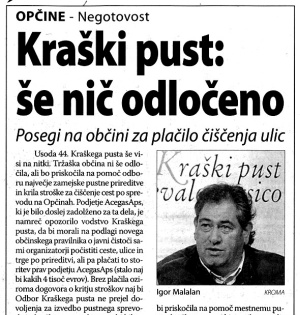 Primorski dnevnik, 26. febbraio 2011