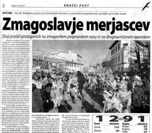 Primorski dnevnik, 6. marec 2011