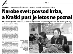 Primorski dnevnik, 5. februar 2012