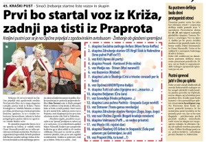 Primorski dnevnik, 17. februar 2012