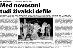Primorski dnevnik, 6. januar 2013