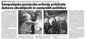 Primorski dnevnik, 20. februar 2014