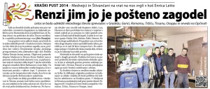 Primorski dnevnik, 21. februar 2014