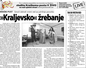 Primorski dnevnik, 28. februar 2014