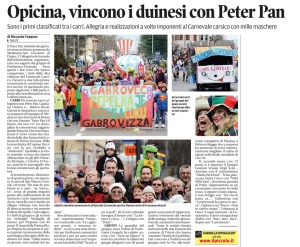 Il Piccolo, 15. februar 2015