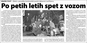 Primorski dnevnik, 3. februar 2015