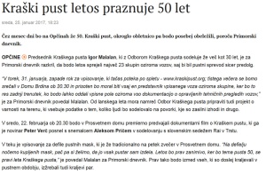 Primorske novice, 25. januar 2017