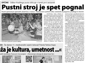 Primorski dnevnik, 18. november 2018