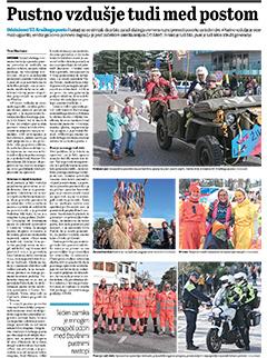 Primorski dnevnik 21. februar 2026